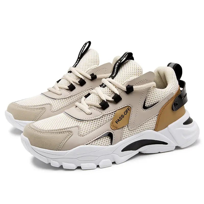 Paper Running Shoes Mesh Sneakers Men's Outdoor Shoes