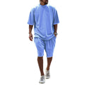 Summer Men's Casual Sportswear T-Shirt Shorts Set