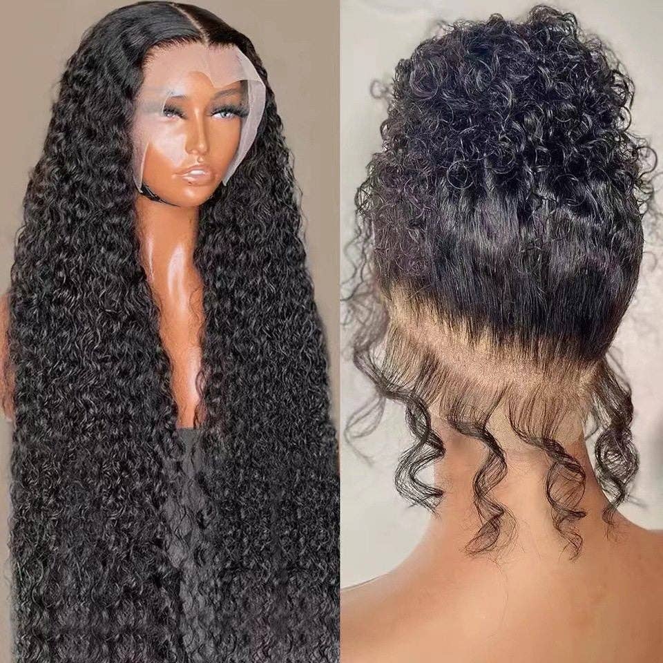 New Afro Curly Lace Front Wig Long Curly Hair: 28 Inches
