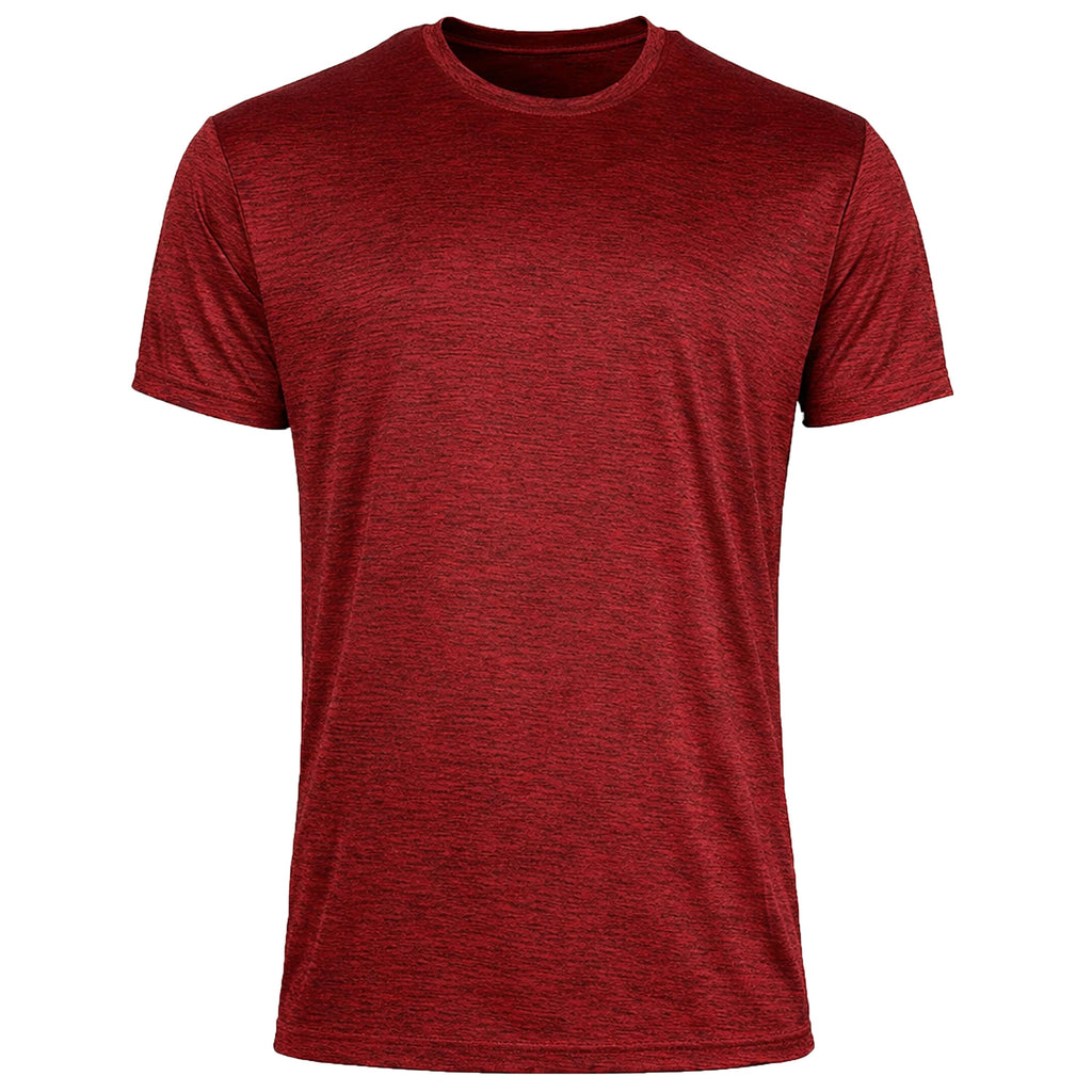 Men's Short Sleeve Moisture-Wicking Performance Tee: Black / S