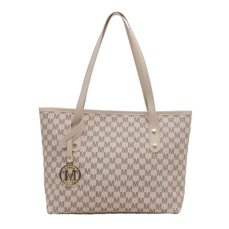 Chic Tote Bag for Women - Stylish PU Shoulder Bag: Brown