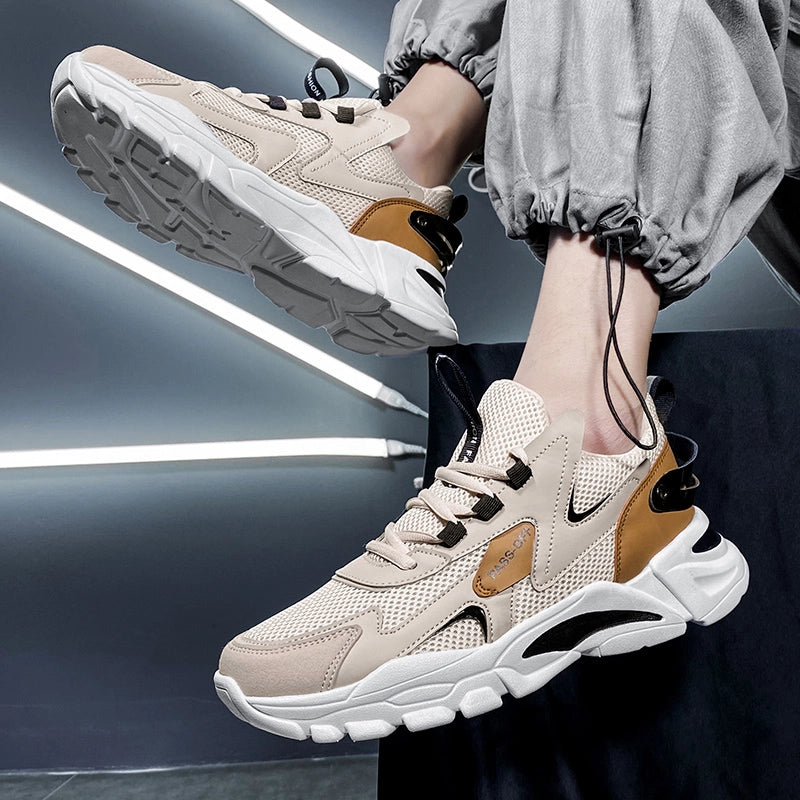 Paper Running Shoes Mesh Sneakers Men's Outdoor Shoes