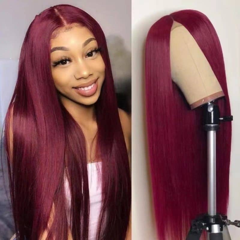 Synthetic Straight Wigs For Amazon Wholesale: L1697 Light Gold