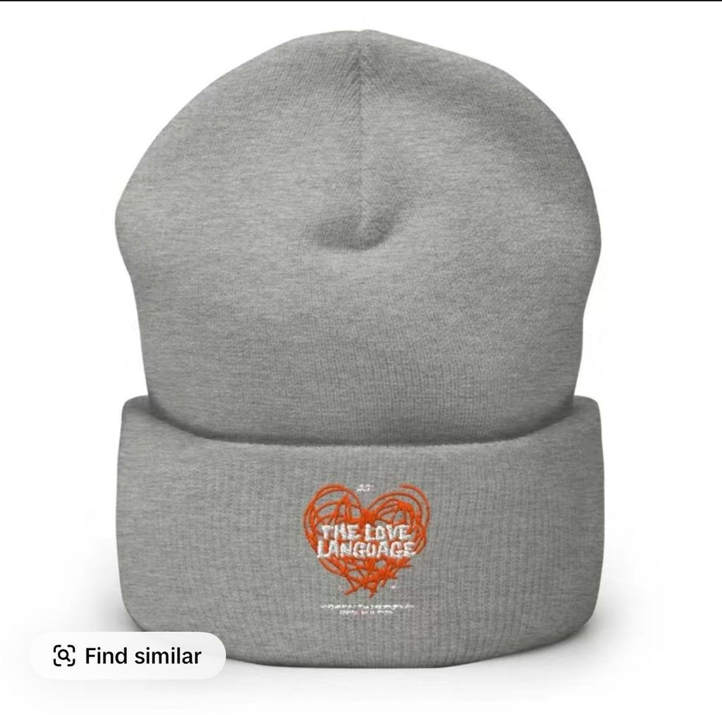 Branded Customizable Long Knit Beanie, Blank Knit Cap