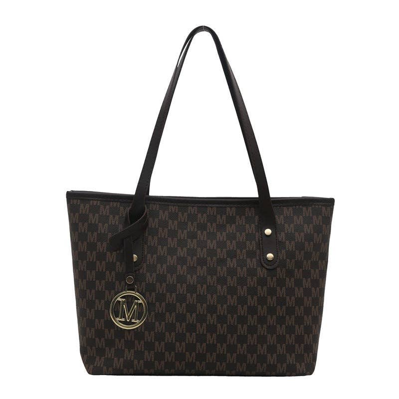 Chic Tote Bag for Women - Stylish PU Shoulder Bag: White