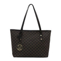 Chic Tote Bag for Women - Stylish PU Shoulder Bag: Brown