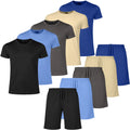 Men’S 2 Piece Athletic Tee & Short Active Set (S-3XL)