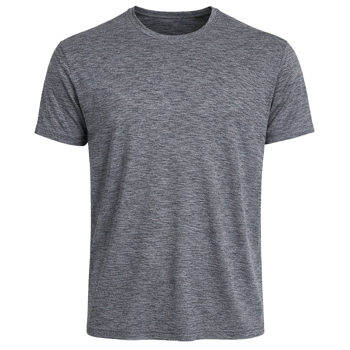 Men's Short Sleeve Moisture-Wicking Performance Tee: Black / 2XL
