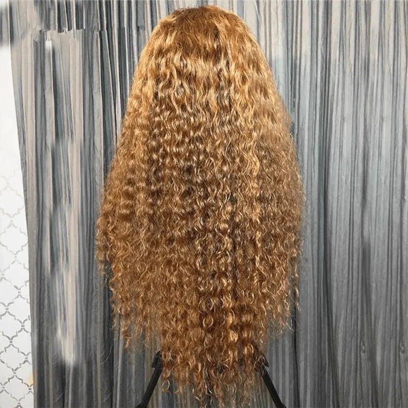 13X4 Lace Front Wig Human Hair Full Wig: WINE RED / 26 Inches
