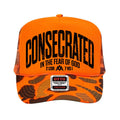 CONSECRATED 泡棉卡車司機帽 - 霓虹橘/迷彩