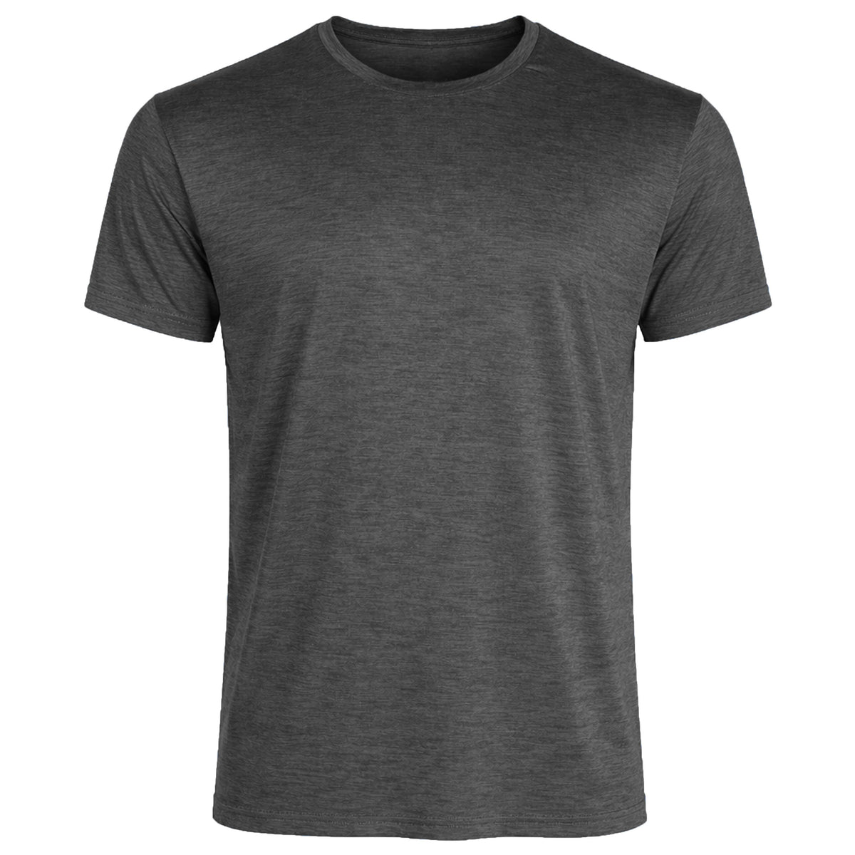 Men's Short Sleeve Moisture-Wicking Performance Tee: Black / XL