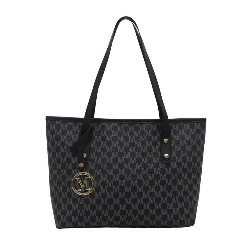 Chic Tote Bag for Women - Stylish PU Shoulder Bag: White
