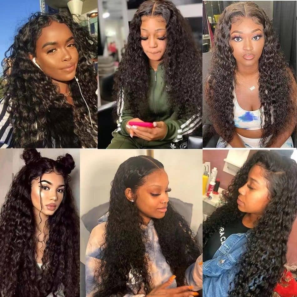New Afro Curly Lace Front Wig Long Curly Hair: 28 Inches