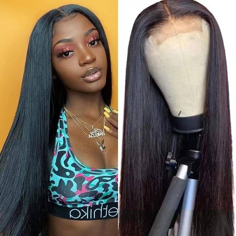 Synthetic Straight Wigs For Amazon Wholesale: L1697 Light Gold