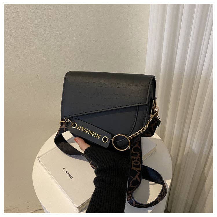Trendy Color- Crossbody Bag For Women: Gray